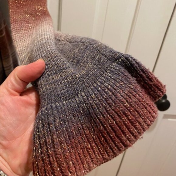 Muche Muchette Lisa Robertson Ombre Belted Cardigan Sweater Topper One Size - Picture 4 of 6